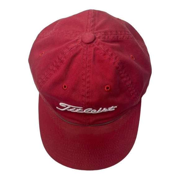 Titleist  Red Adjustable Golf Hat - Picture 5 of 8